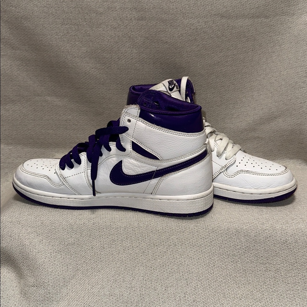 🔴SOLD🔴 Nike High-Top Jordan  1s White and Purple - Picture 9 of 9